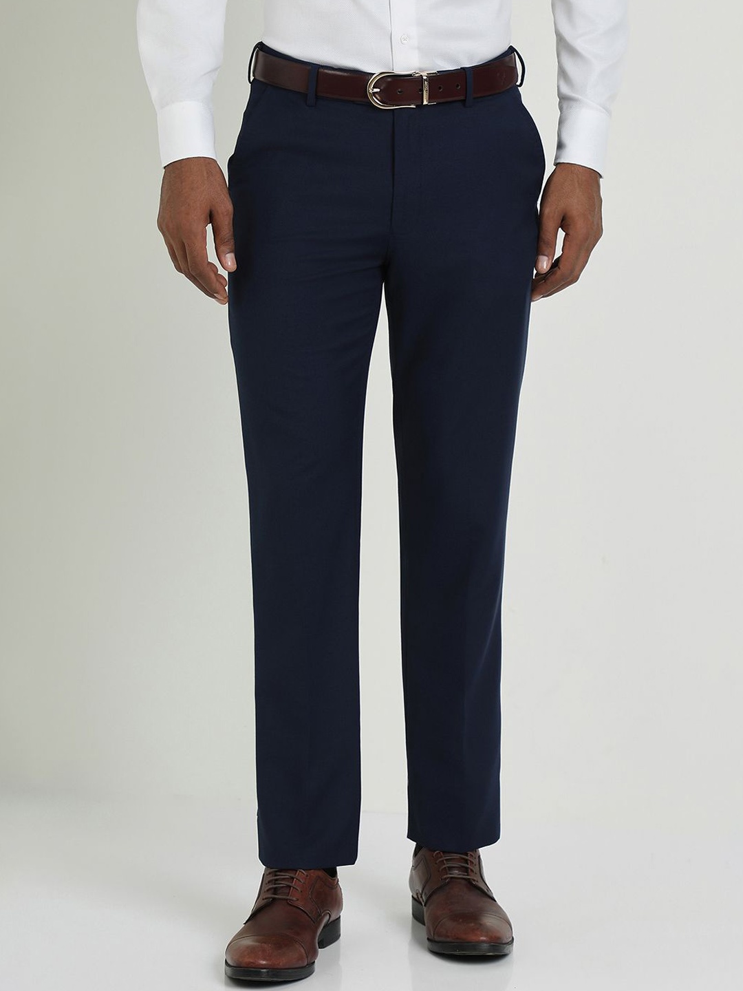 

Allen Solly Sport Men Slim Fit Trousers, Navy blue