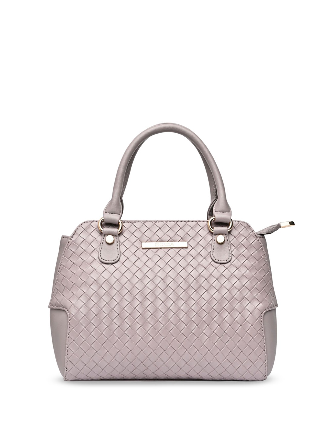 

Rocia Textured PU Structured Handheld Bag, Purple