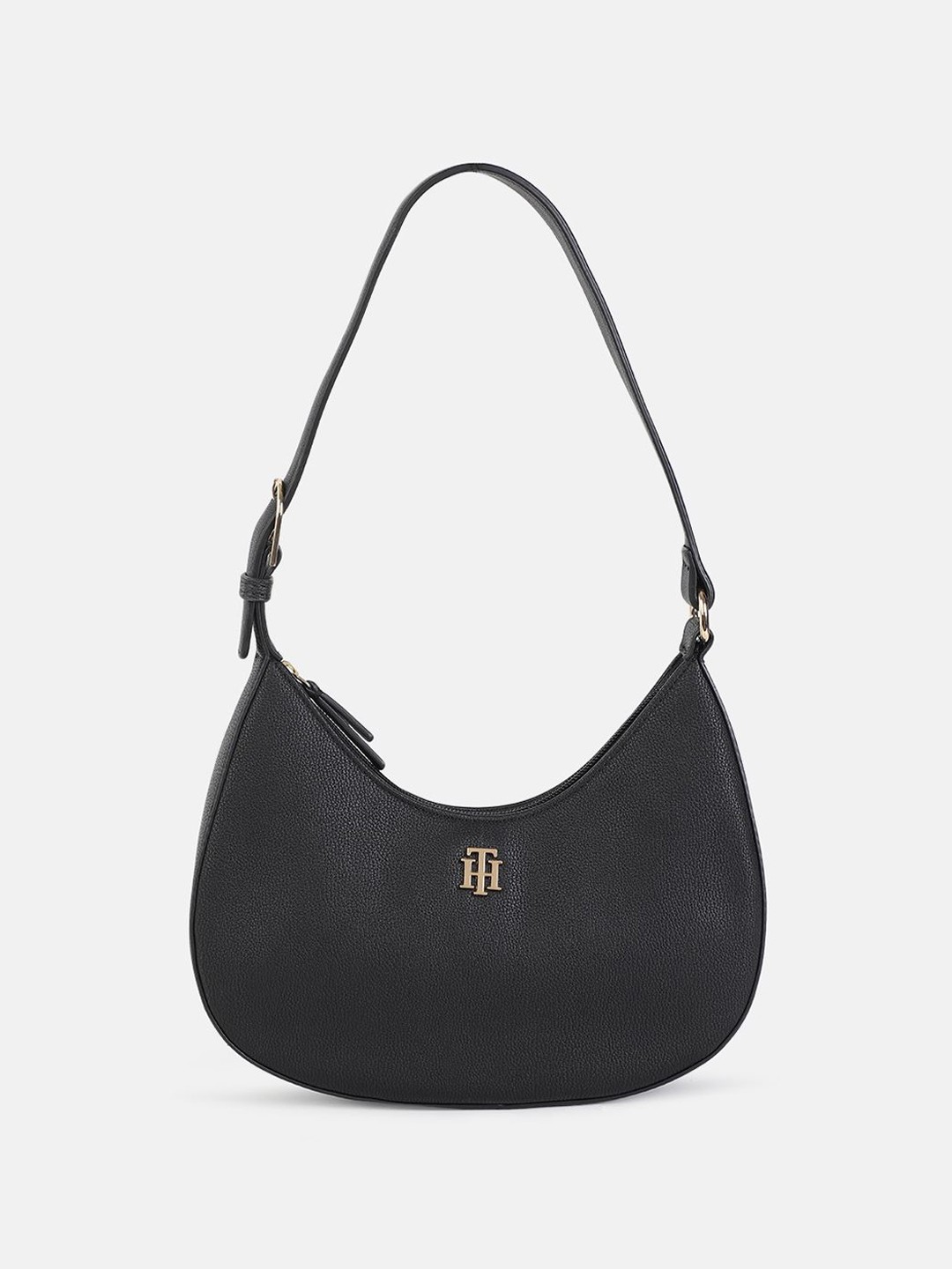 

Tommy Hilfiger PU Structured Sling Bag, Black