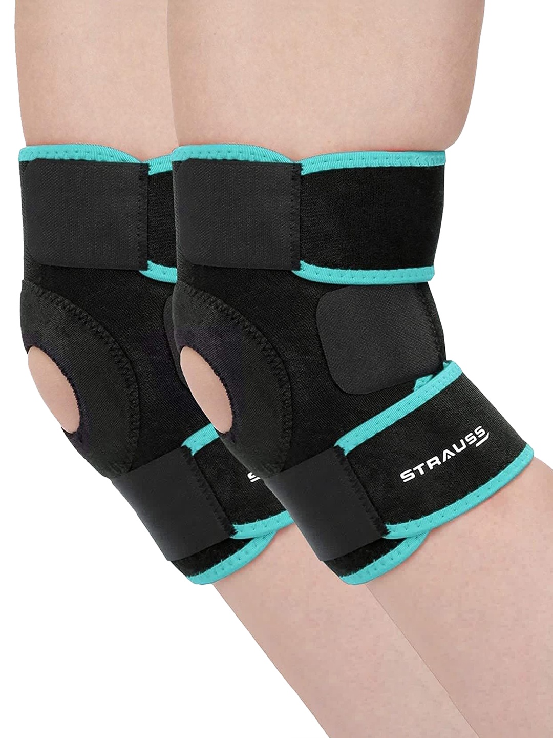 

STRAUSS Adjustable Knee Support Patella, Black