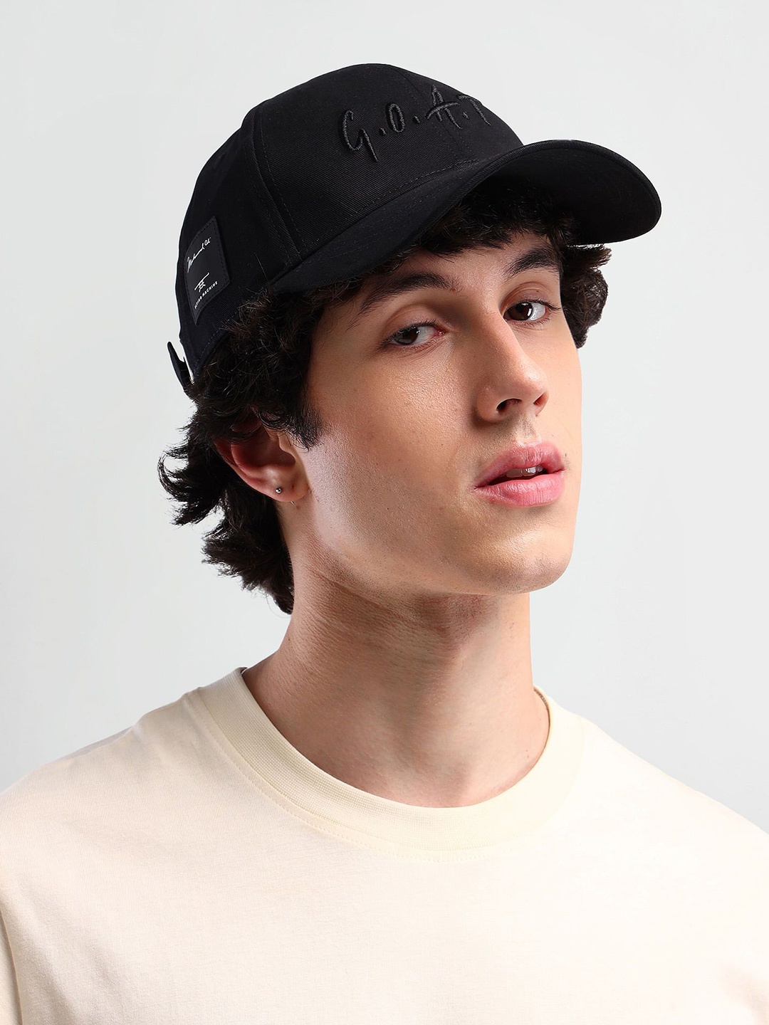 

Flying Machine Men Embroidered Baseball Cap, Black