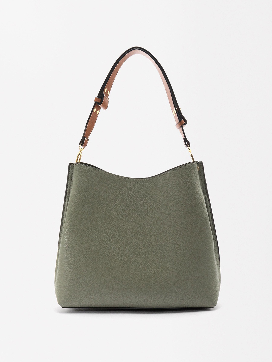

PARFOIS Textured Structured Sling Bag, Green