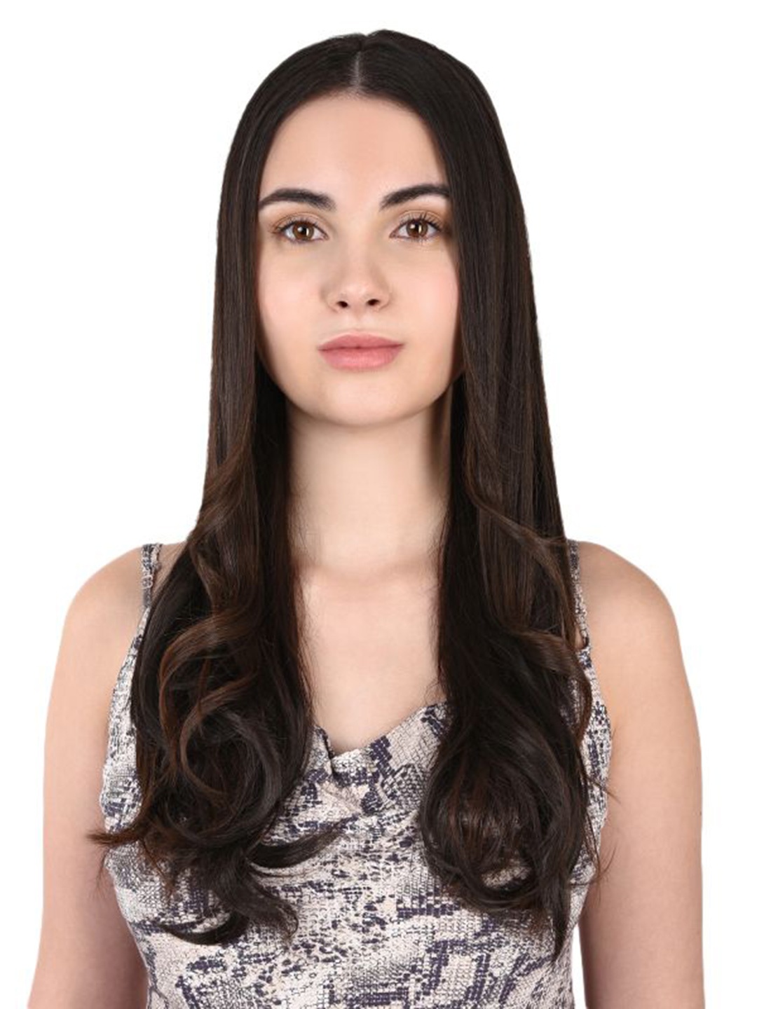 

Milano Treasures Beach Waves Clip-in Hair Extensions - Dark Brown