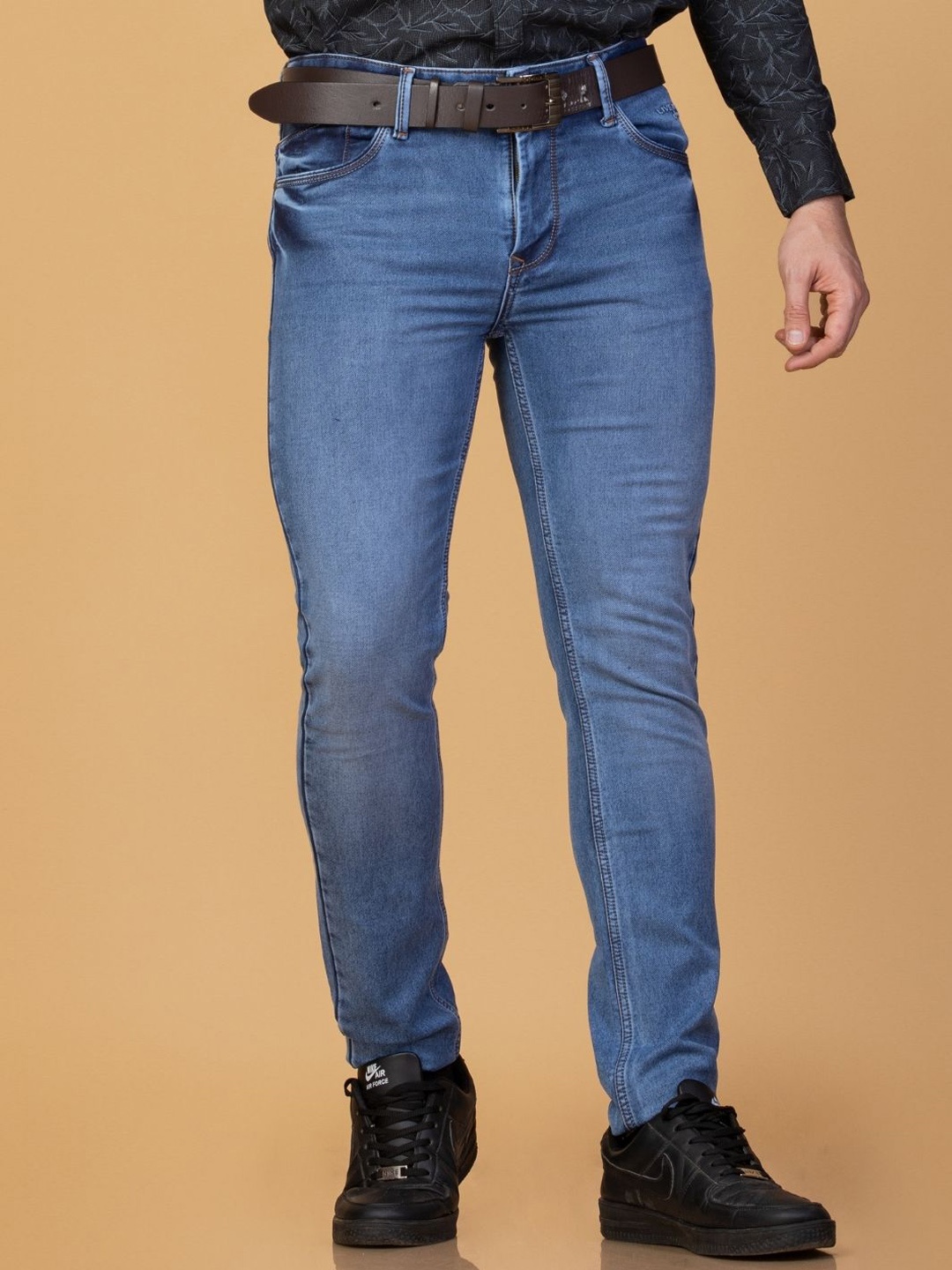 

Monterrey SF Men Original Slim Fit Light Fade Stretchable Jeans, Blue