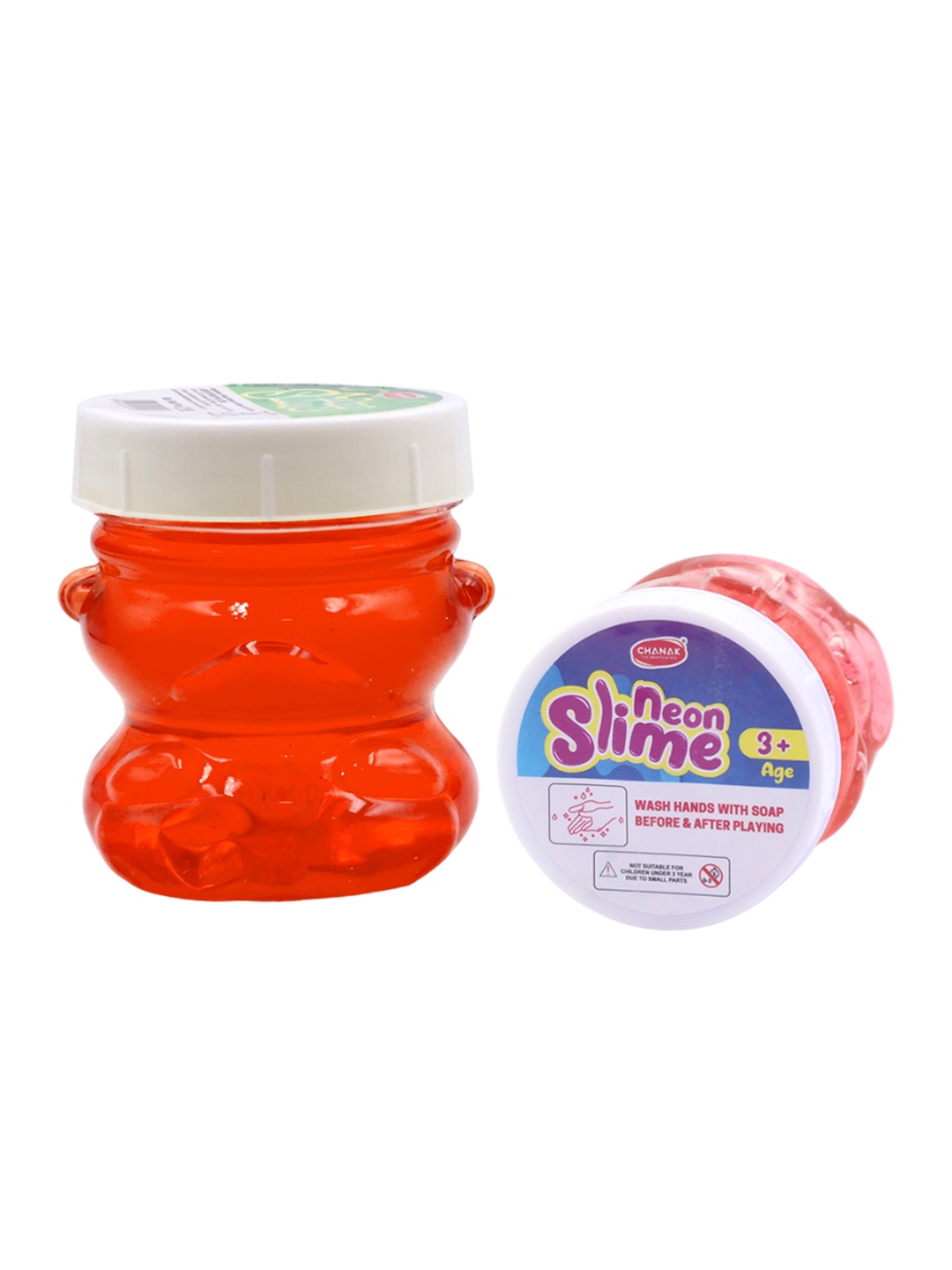 

Aditi Toys 2 Pcs Plastic Glitter Scented Slime Kit, Red