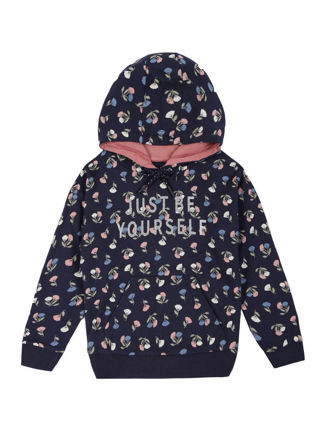 

PLUM TREE Girls Printed Sweatshirt, Navy blue