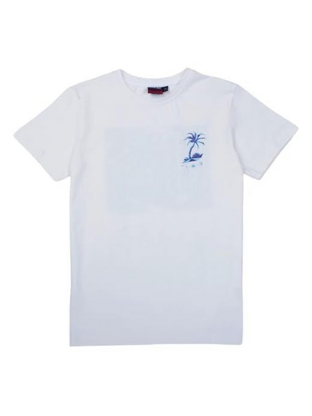 

BAESD Unisex Kids Typography Printed Round Neck T-shirt, White