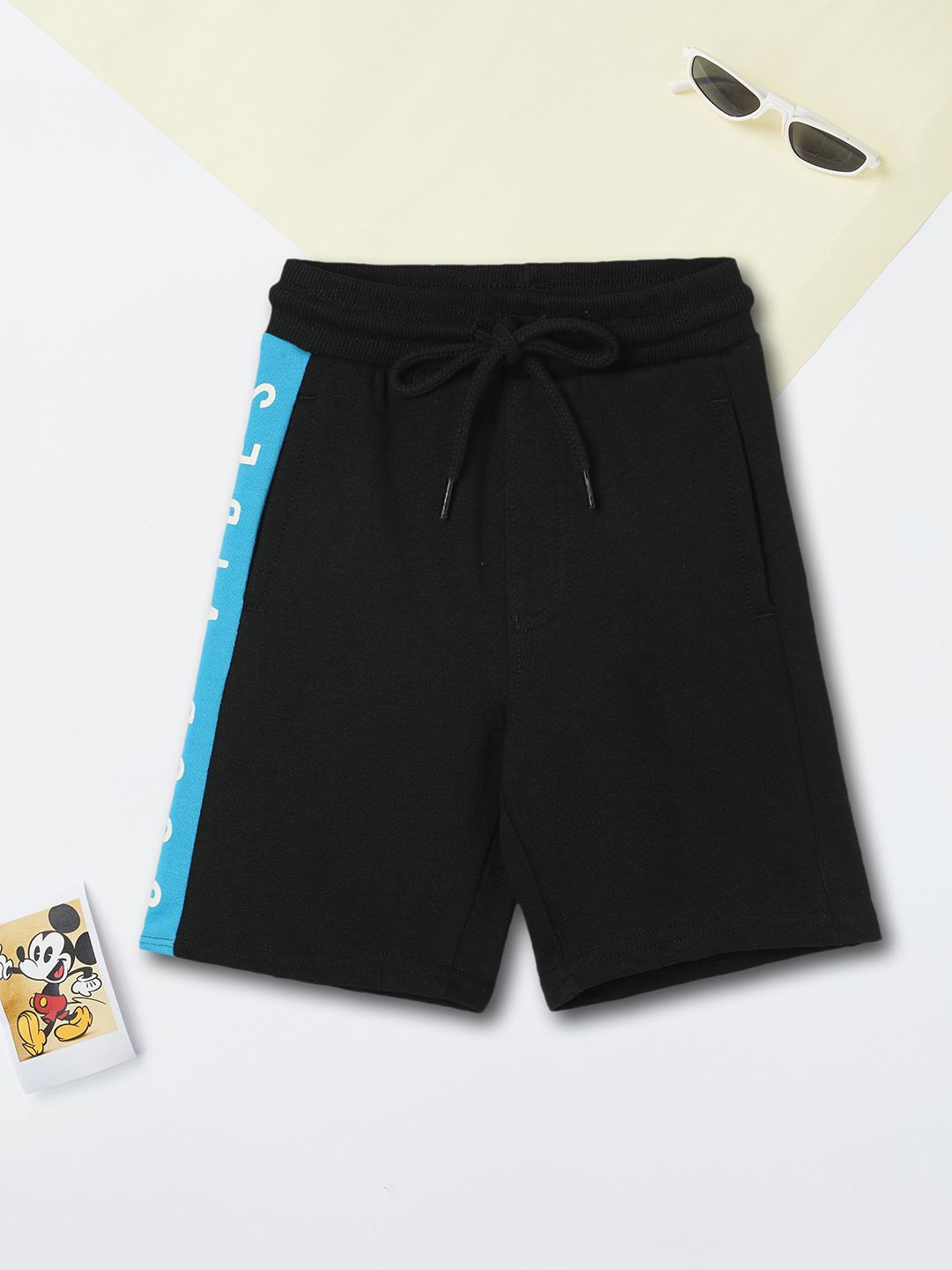 

max Boys Printed Shorts, Black