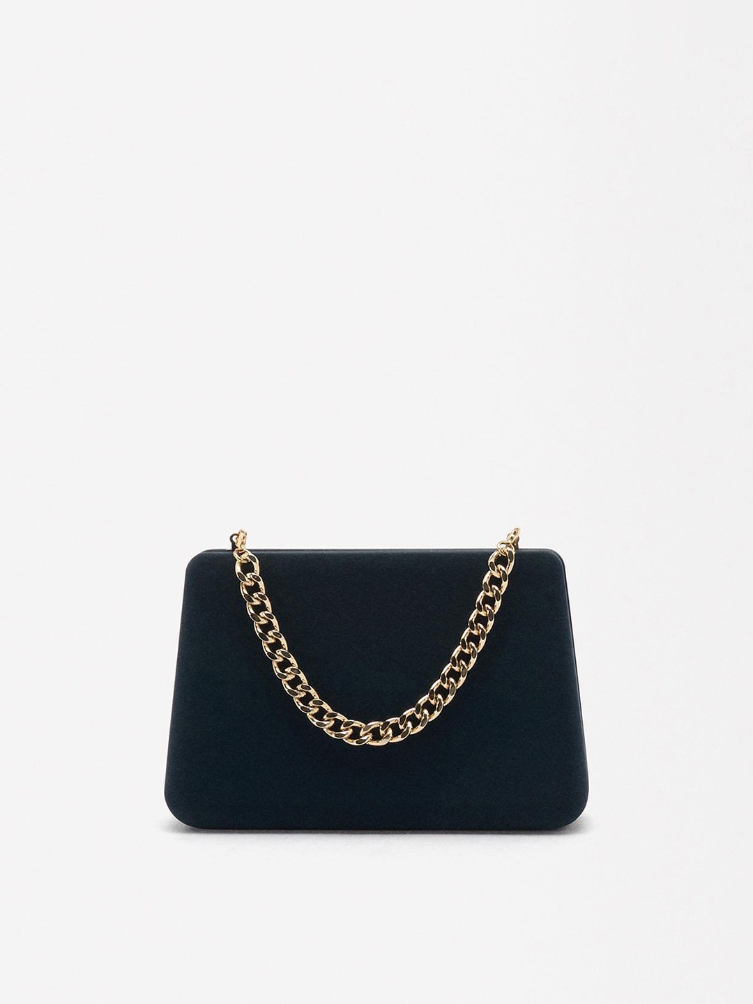 

PARFOIS Party Box Clutch With Sling Strap, Navy blue