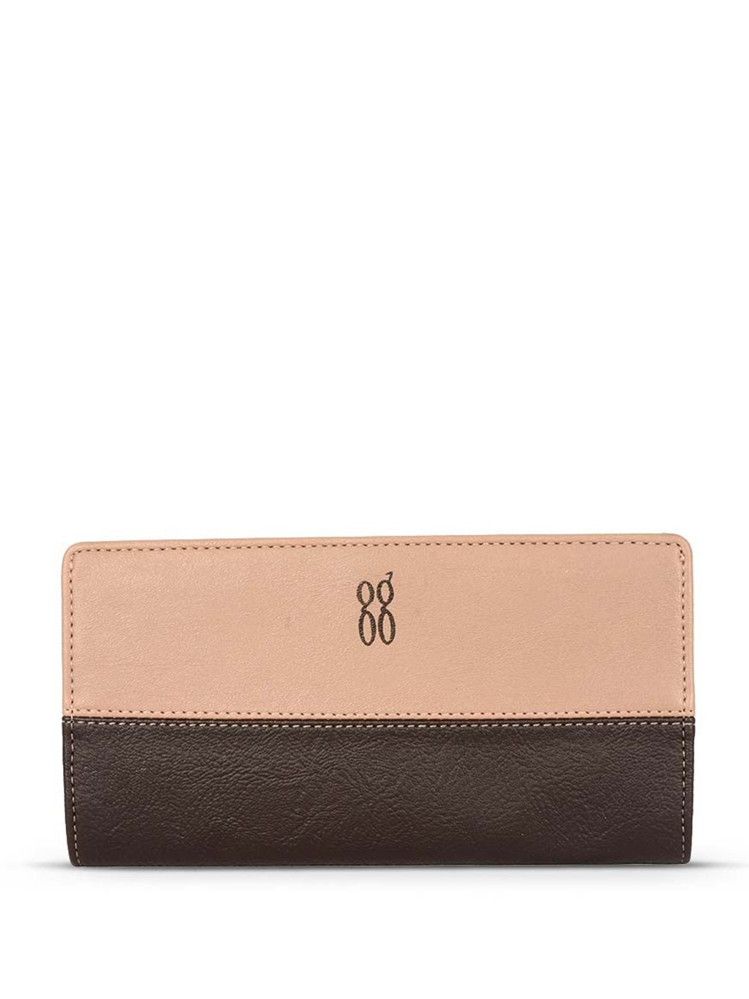 

Baggit Women PU Two Fold Wallet, Brown