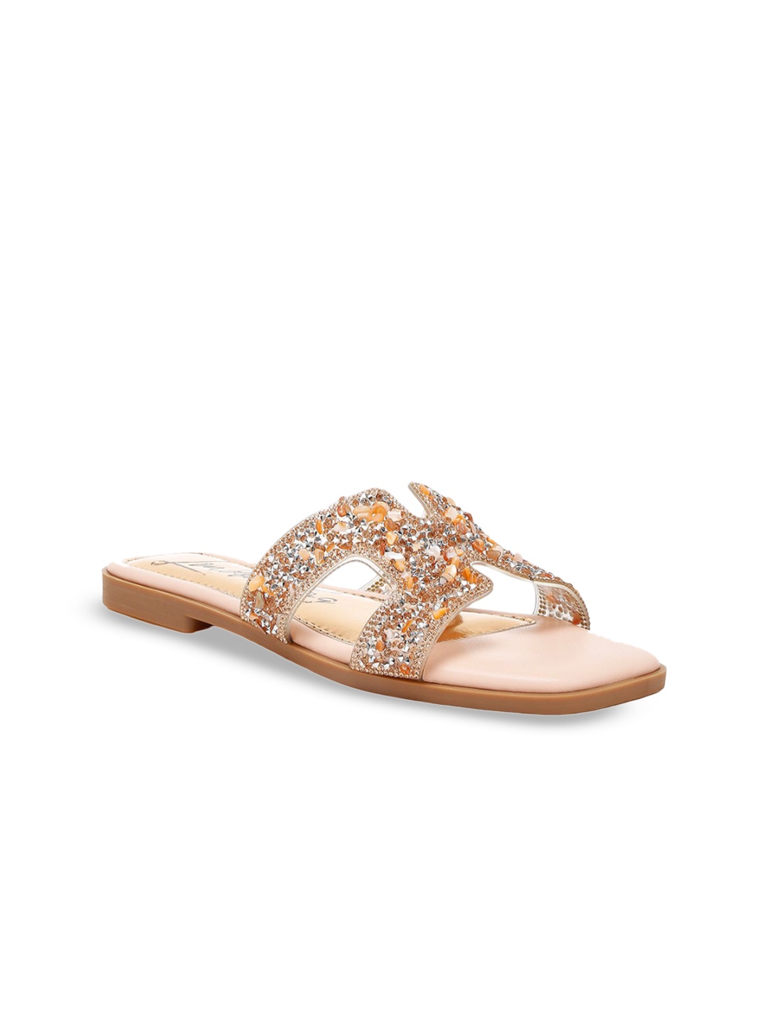 

London Rag Women Open Toe Flats, Pink