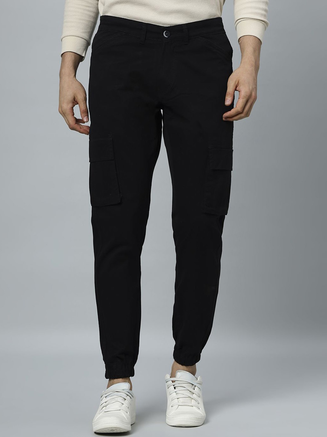 

Hence Men Slim Fit Joggers Trousers, Navy blue