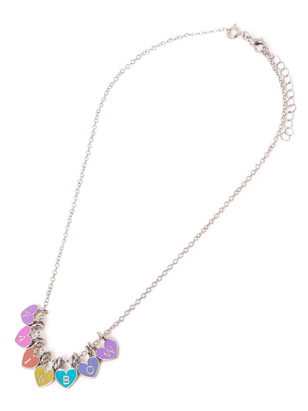 

Accessorize London Heart Make Your Own Necklace, Silver