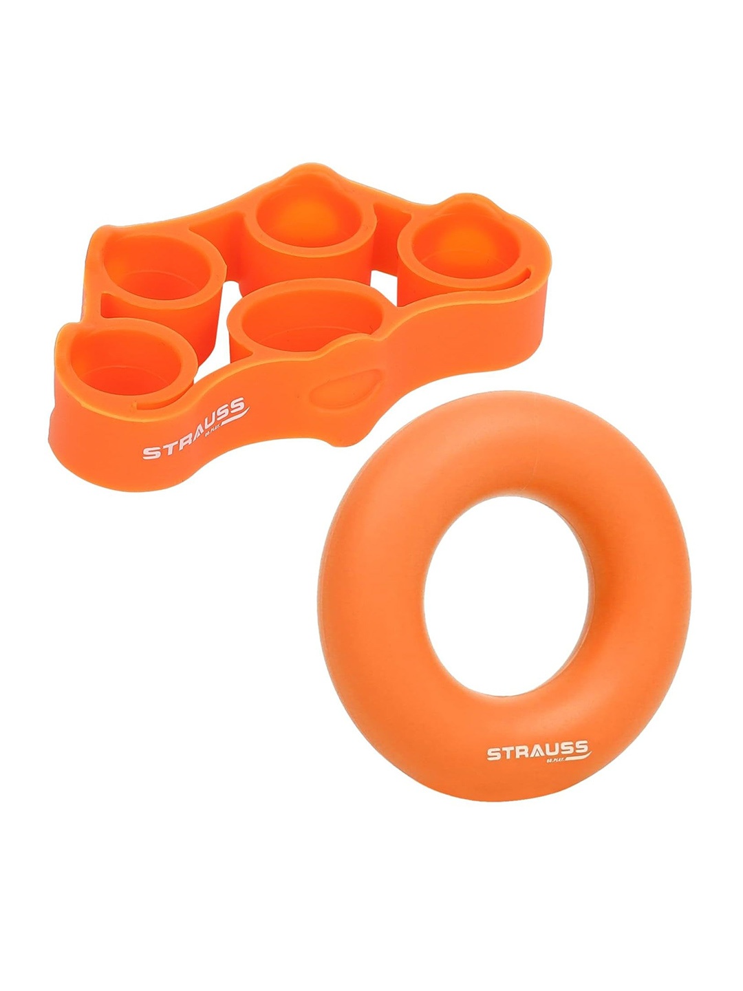 

STRAUSS Set Of 2 Silicon Palm Hand Grip & Finger Stretcher, Orange