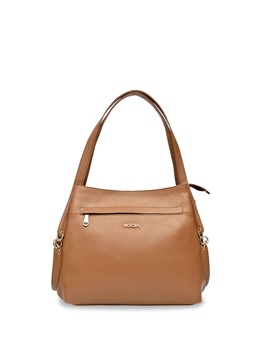 

Rocia Printed PU Shopper Shoulder Bag, Beige