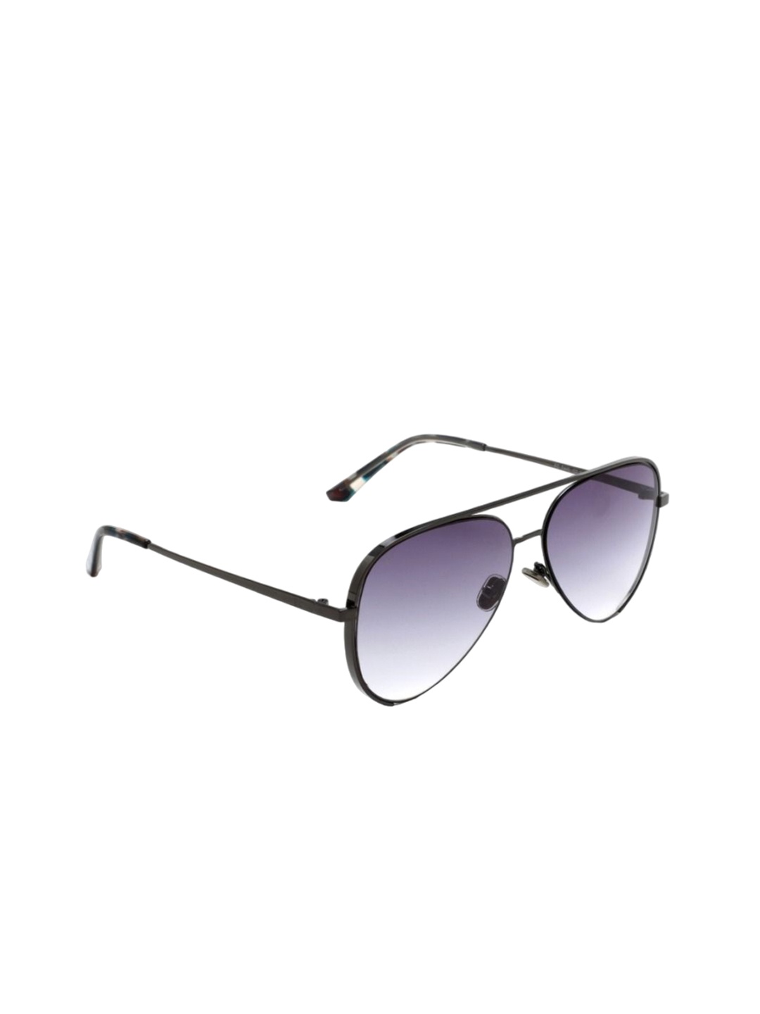 

French Connection Unisex Aviator Sunglasses with UV Protected Lens FC 7445 C2, Grey