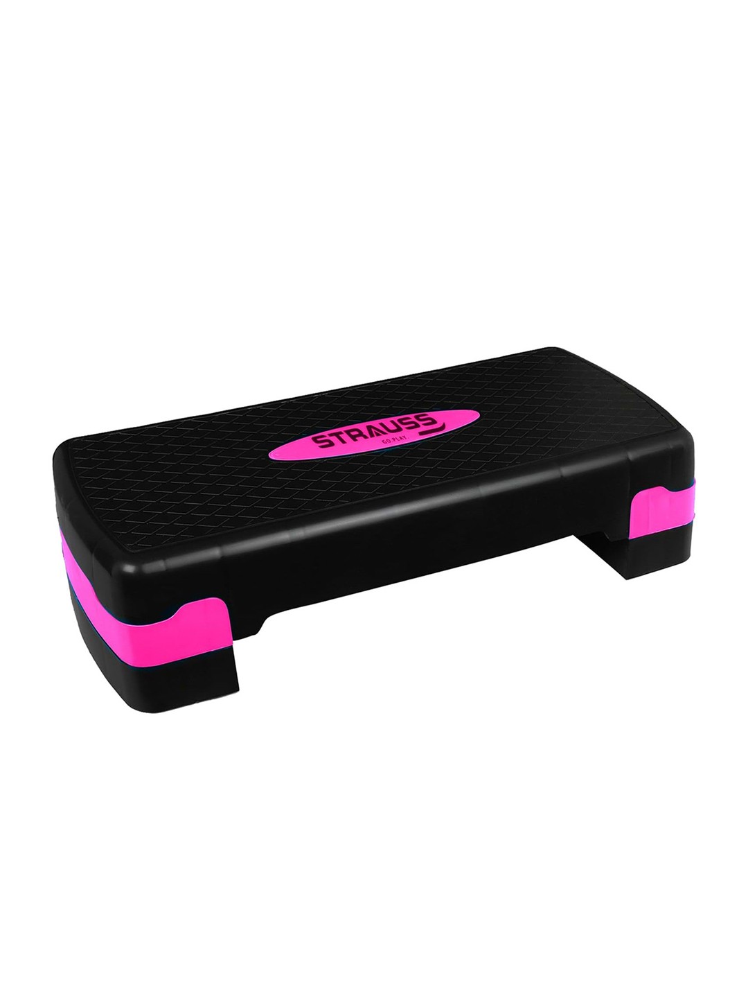 

STRAUSS Aerobic Stepper Two Height Level Adjustments (Pink)
