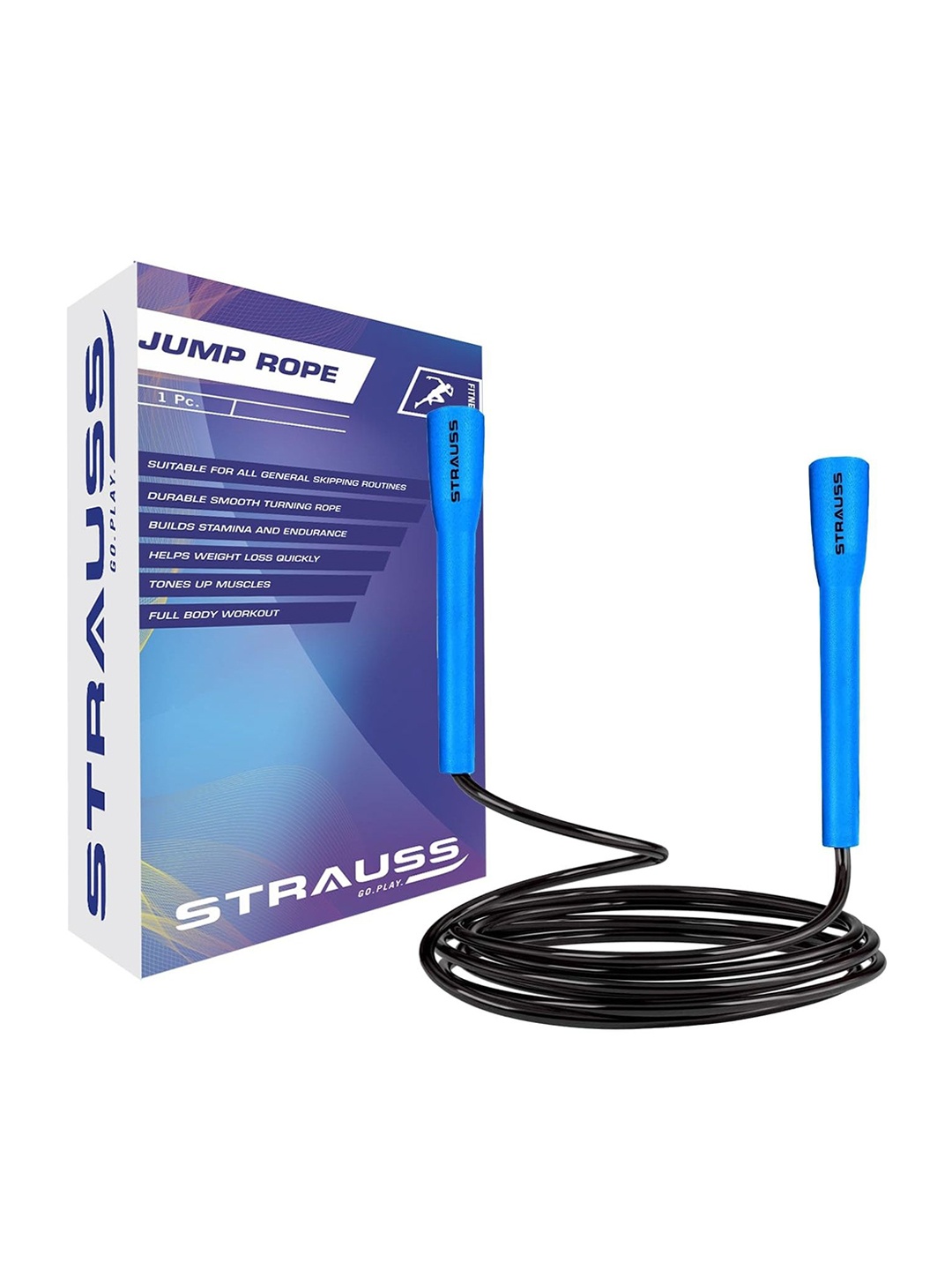 

STRAUSS Skipping Rope, Blue