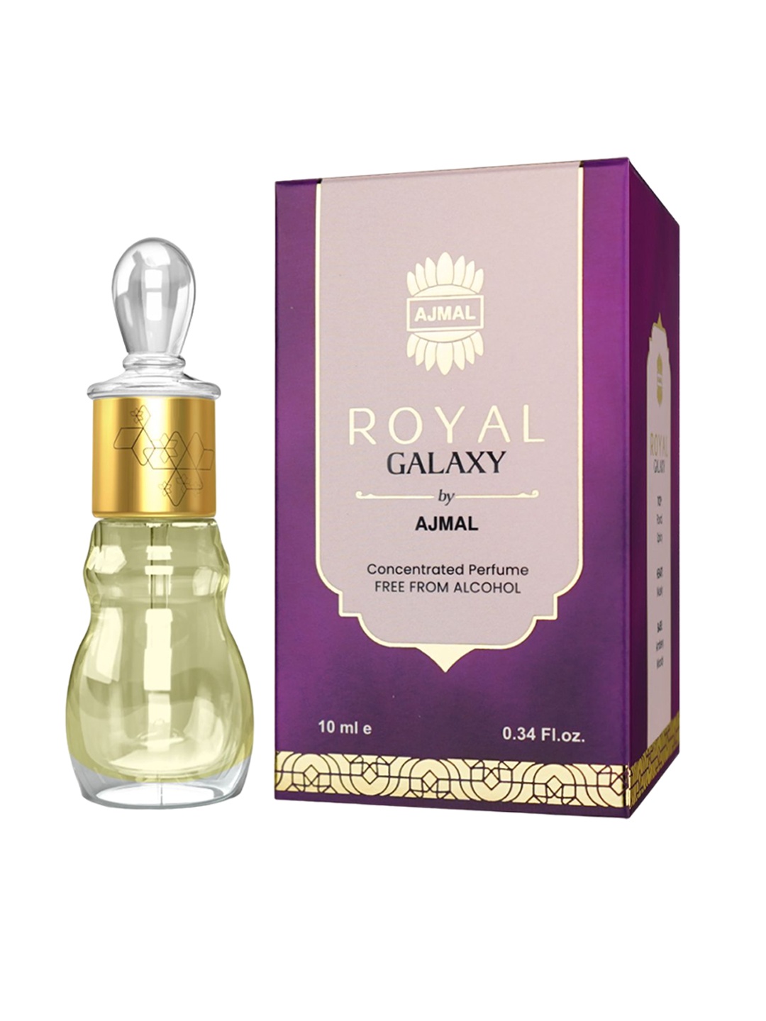 

Ajmal Royal Galaxy Long Lasting Attar Perfume- 10ml, Yellow