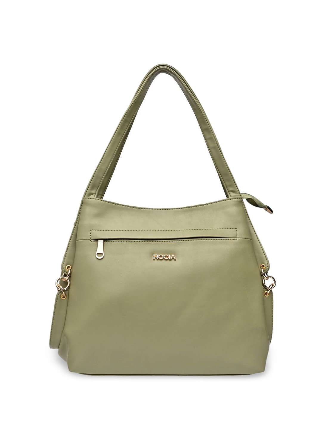

Rocia PU Structured Shoulder Bag, Green