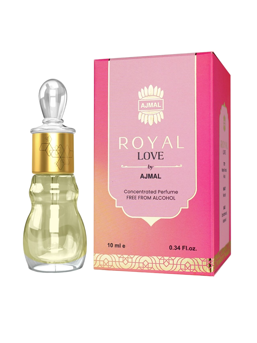 

Ajmal Women Royal Love Attar Concentrated Perfume-10ml, Pink