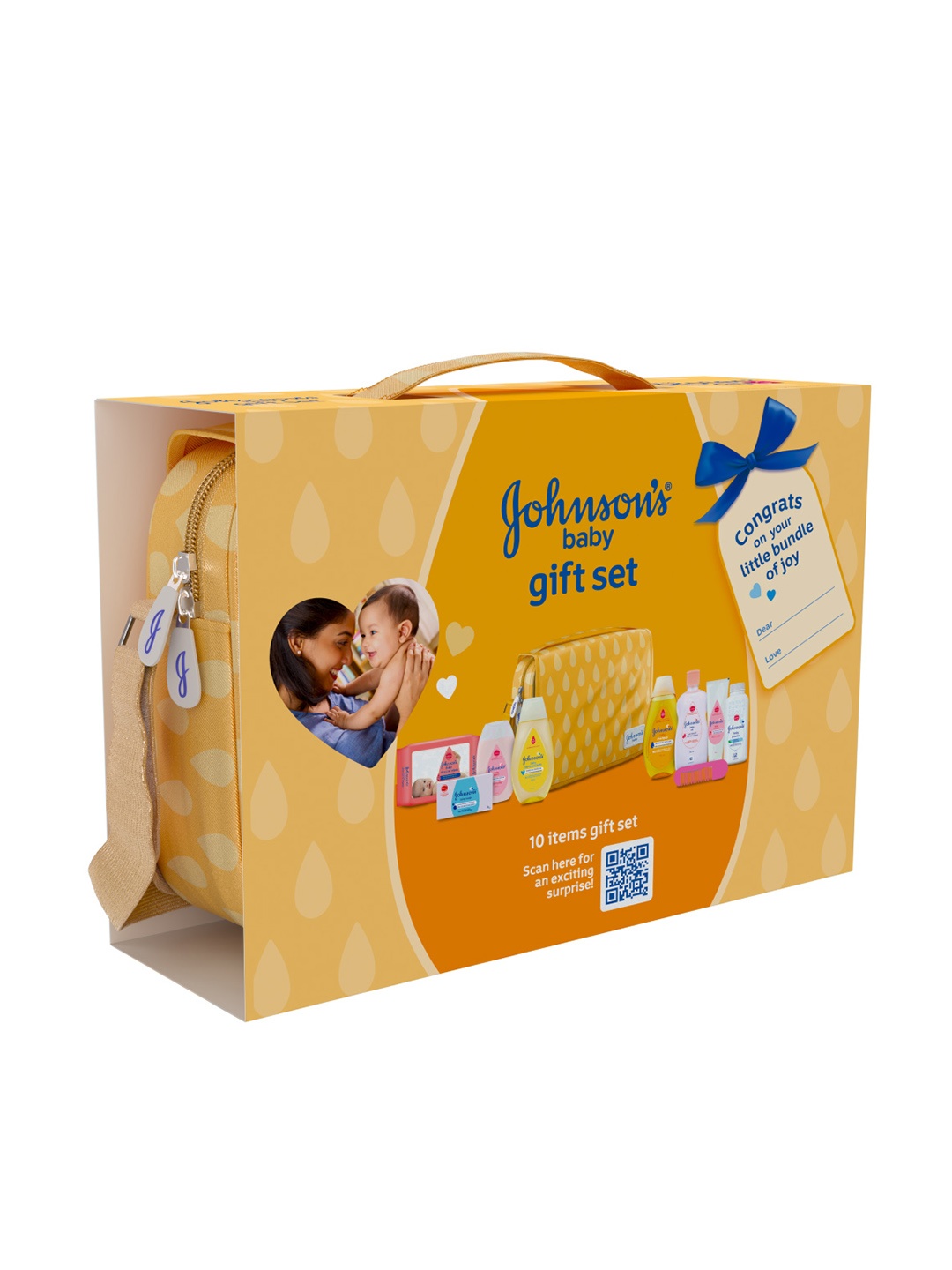 

Johnsons 10Pcs Baby Care Gift Set - Orange