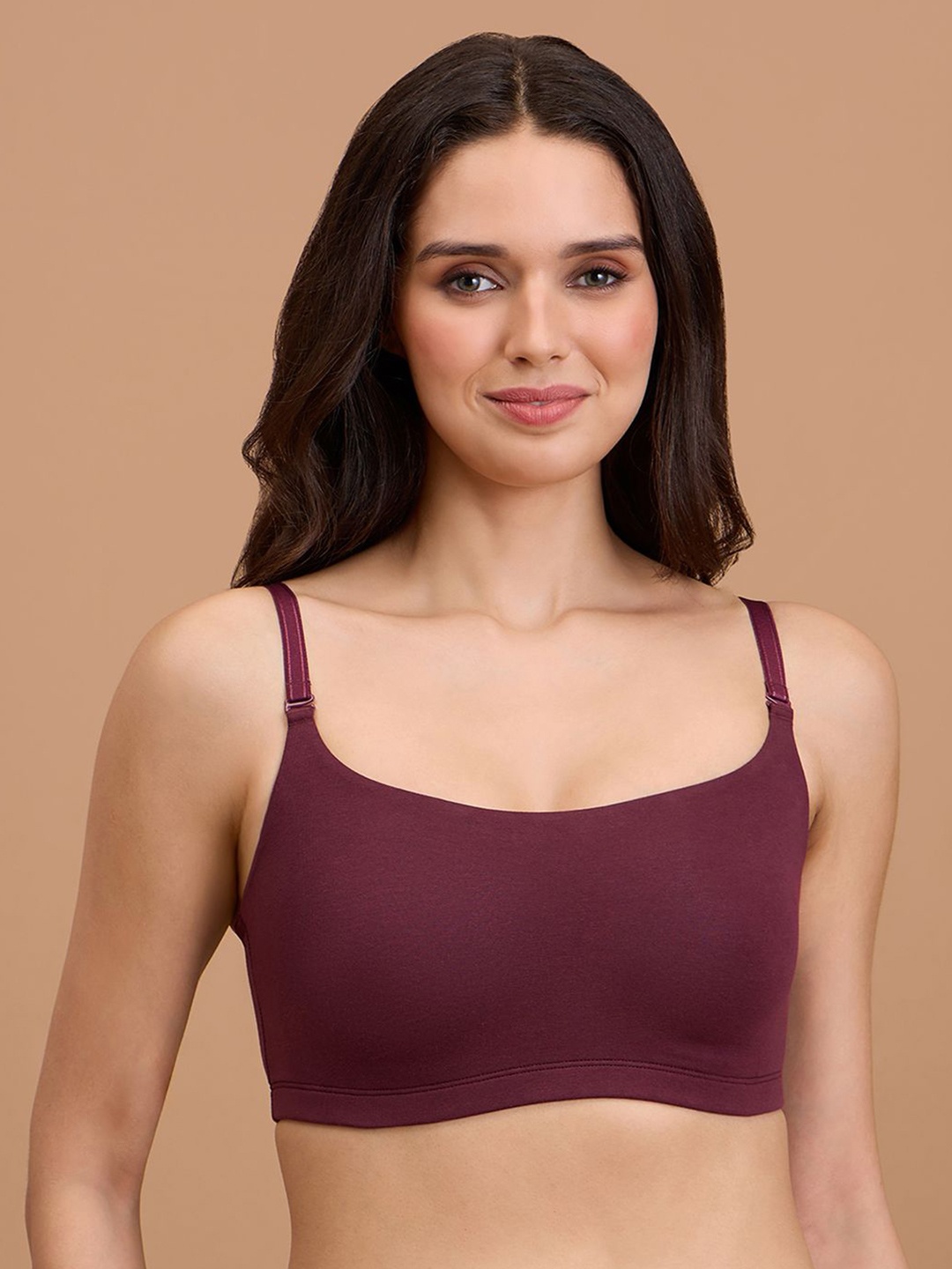 

Nykd Full Coverage Non Padded Bra, Brown