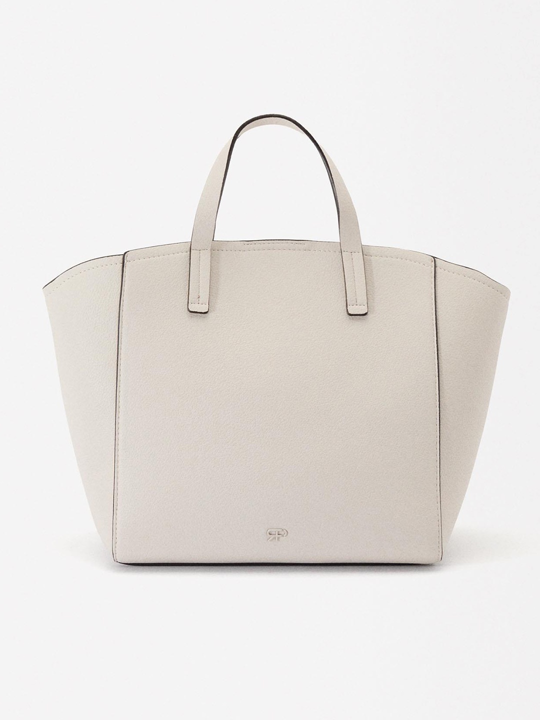 

PARFOIS Structured Handheld Bag, Off white