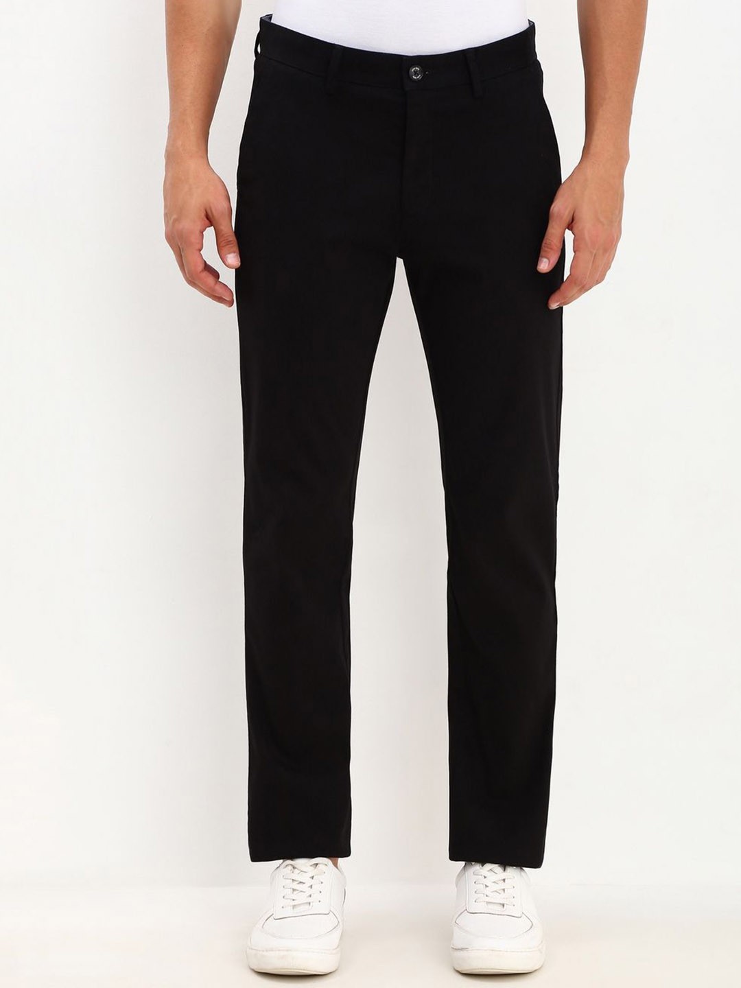 

Allen Solly Men Trousers, Black