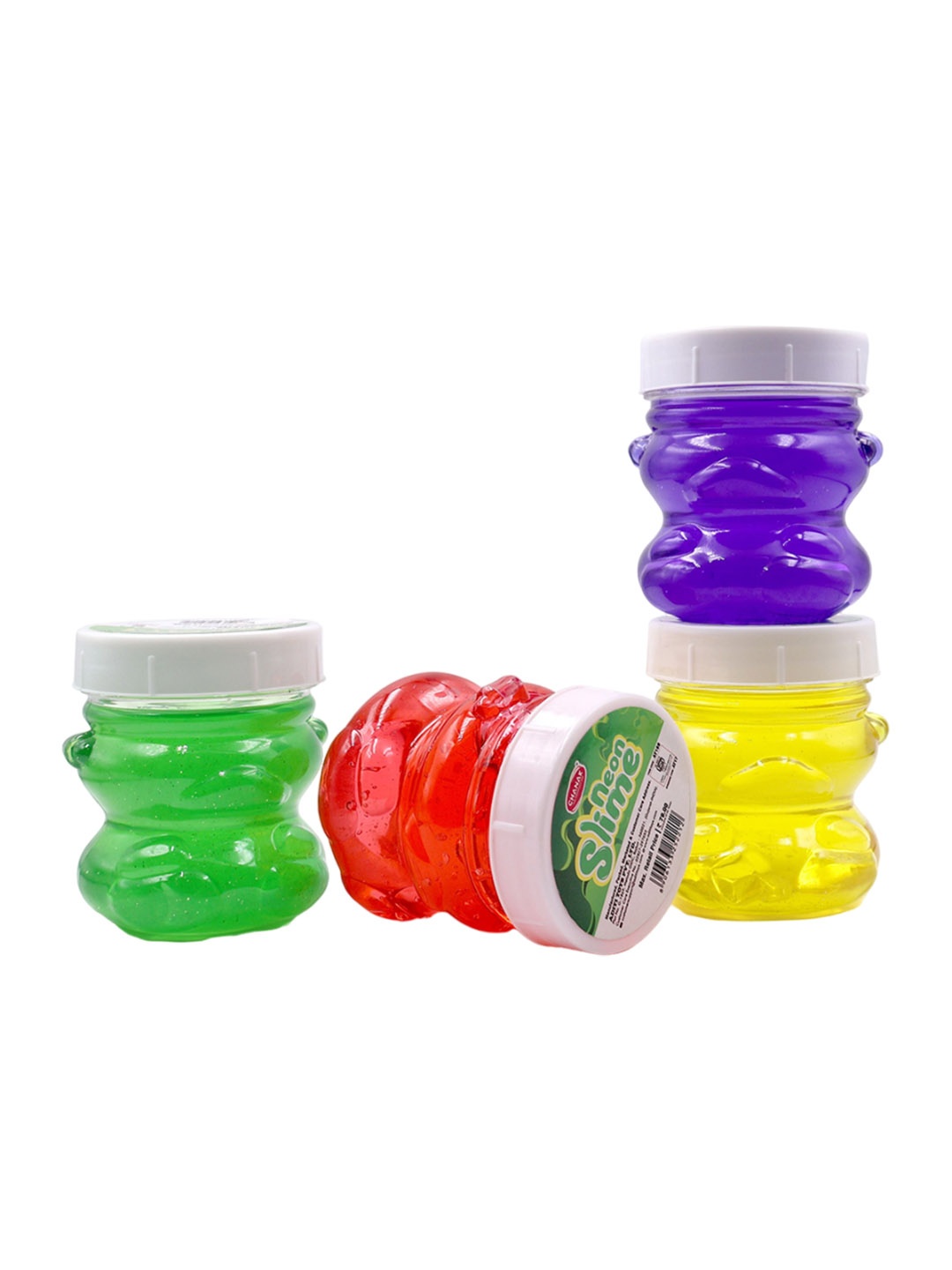 

Aditi Toys Kids Pack Of 4 Glitter Scented Slime Kit, Yellow