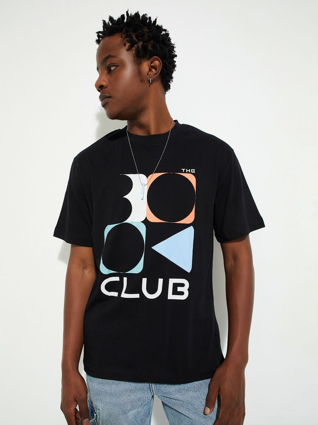 

Max Urb_N Men Graphic Printed T-Shirt, Black