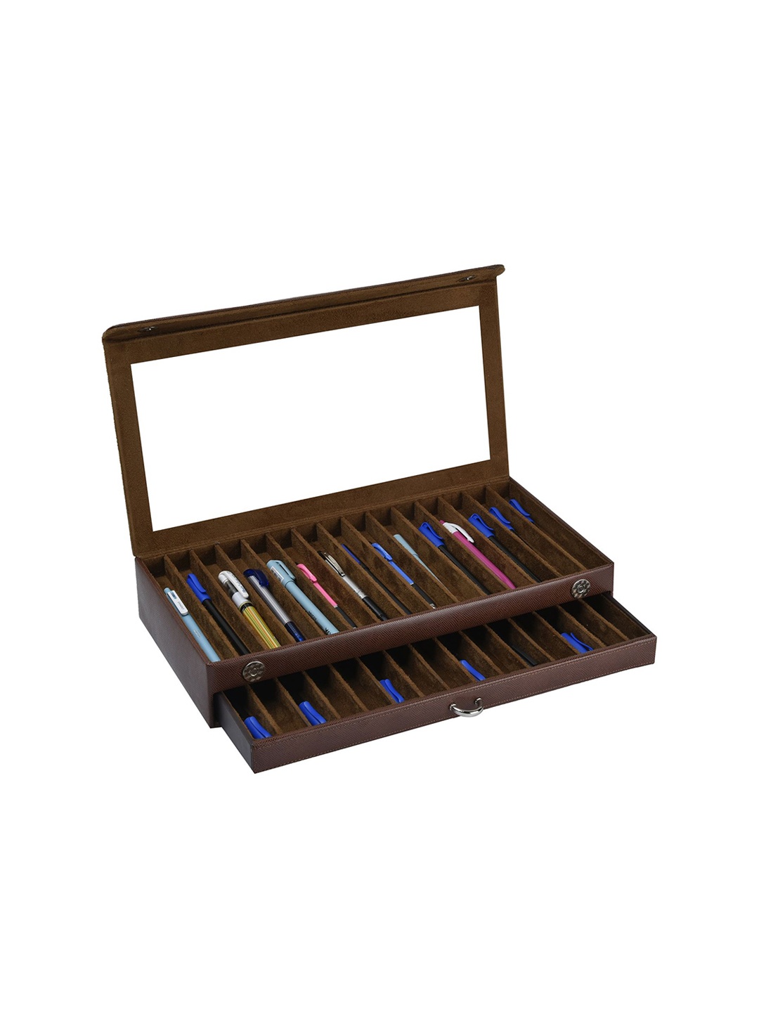 

essart Leather Pen Case, Brown
