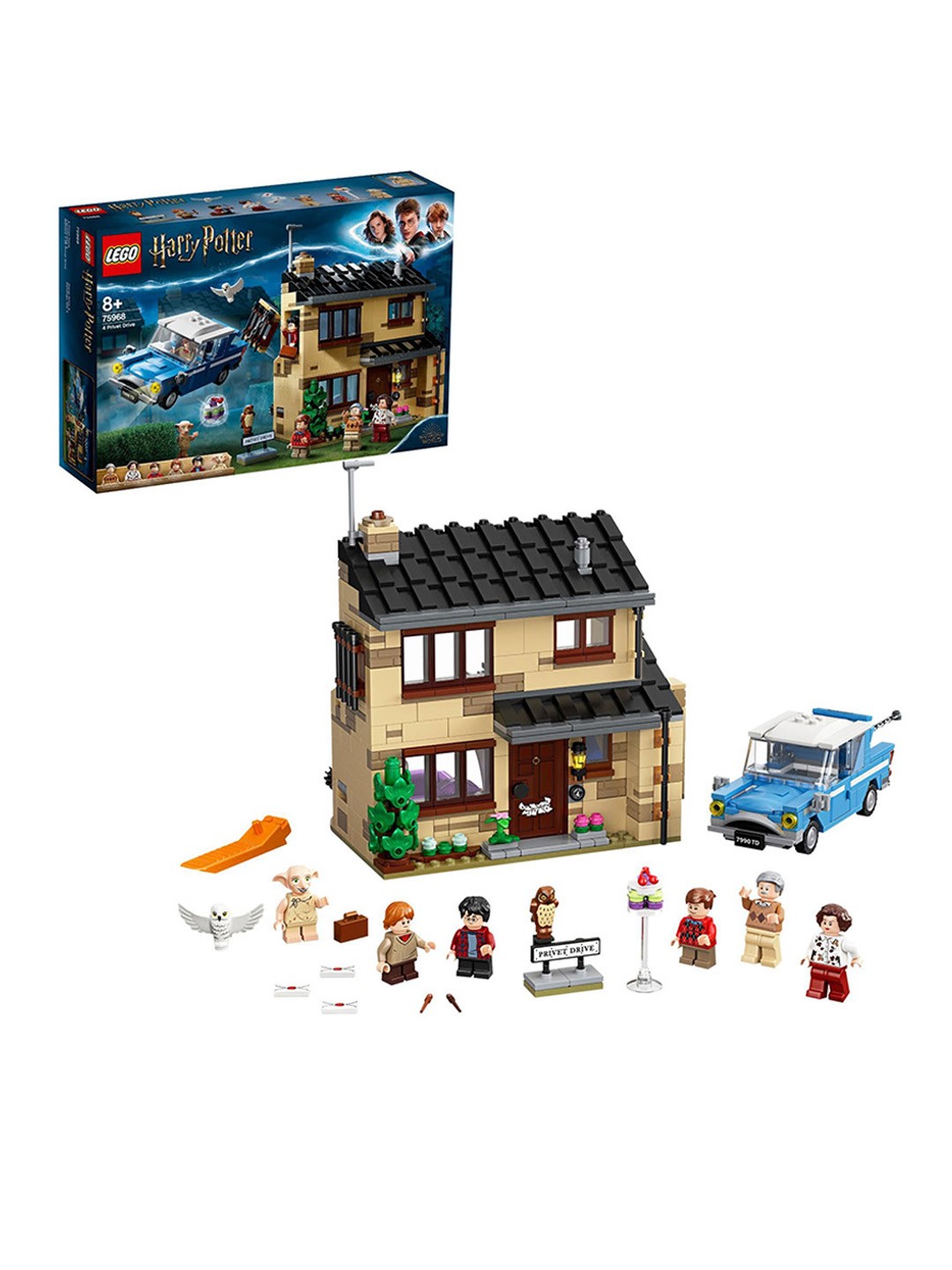 

LEGO Kids 4 Privet Drive 75968 Building Kit, Beige