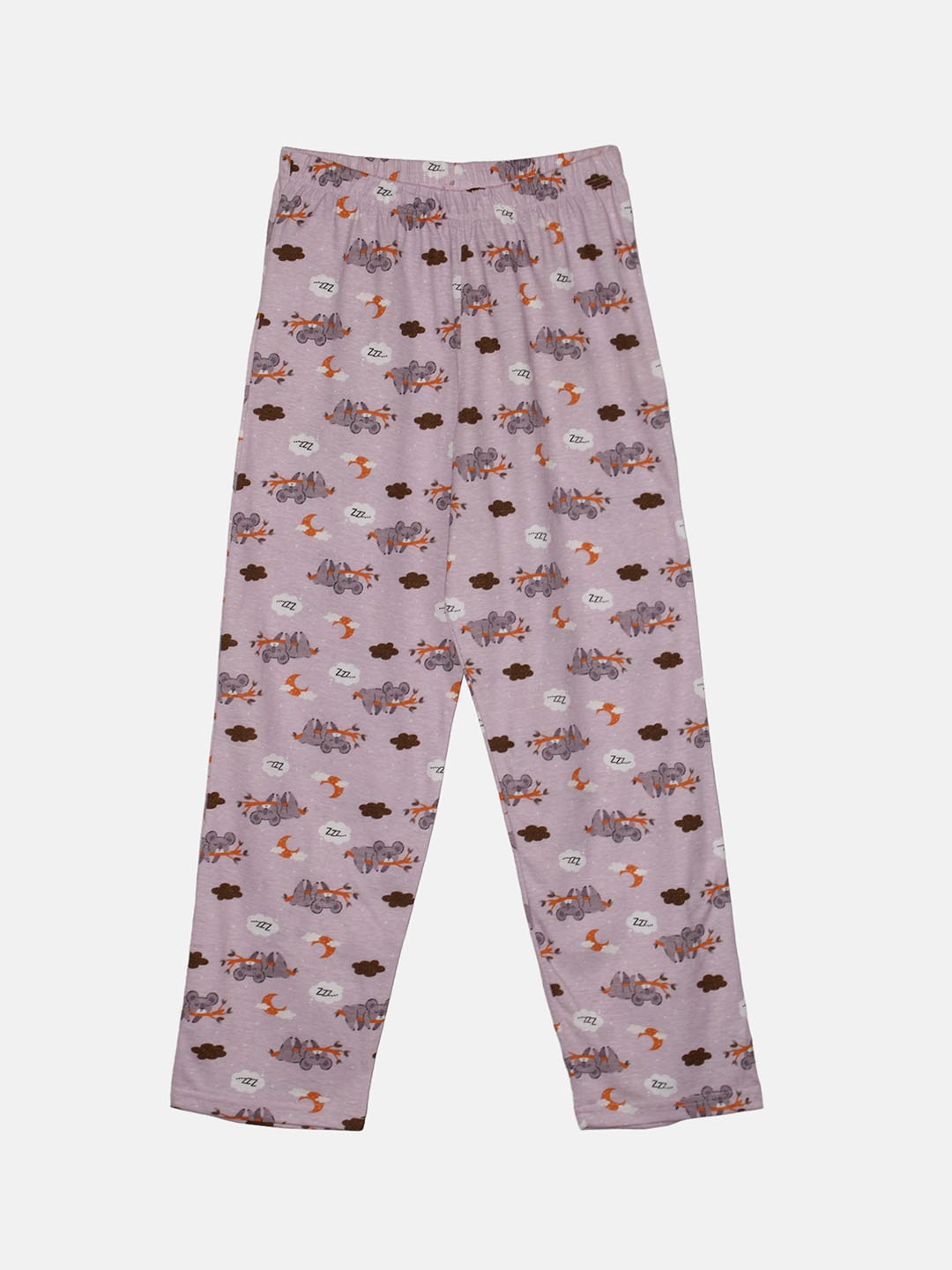 

KiddoPanti Kids Cotton Conversational Printed Lounge Pant, Mauve