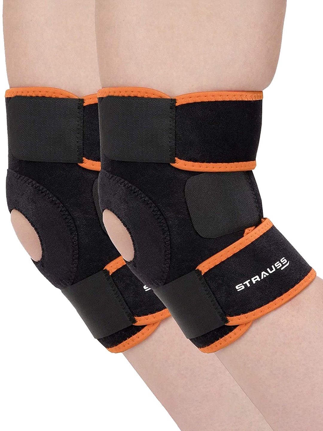 

STRAUSS Adjustable Knee Support Patella, Black