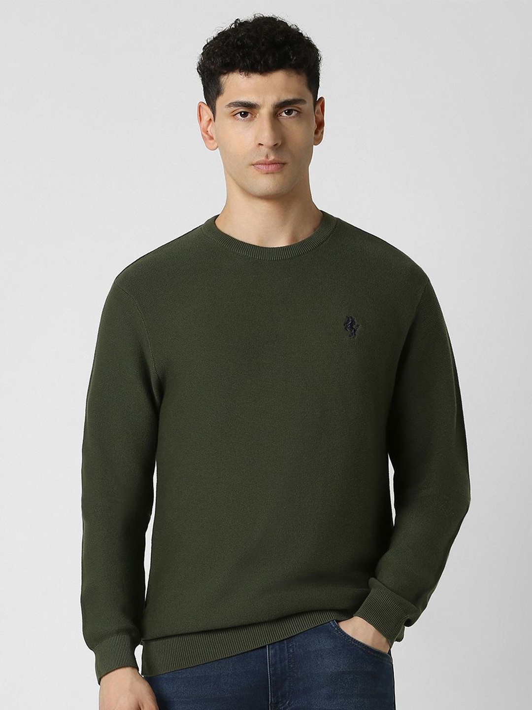 

Van Heusen Sport Men Pullover, Olive