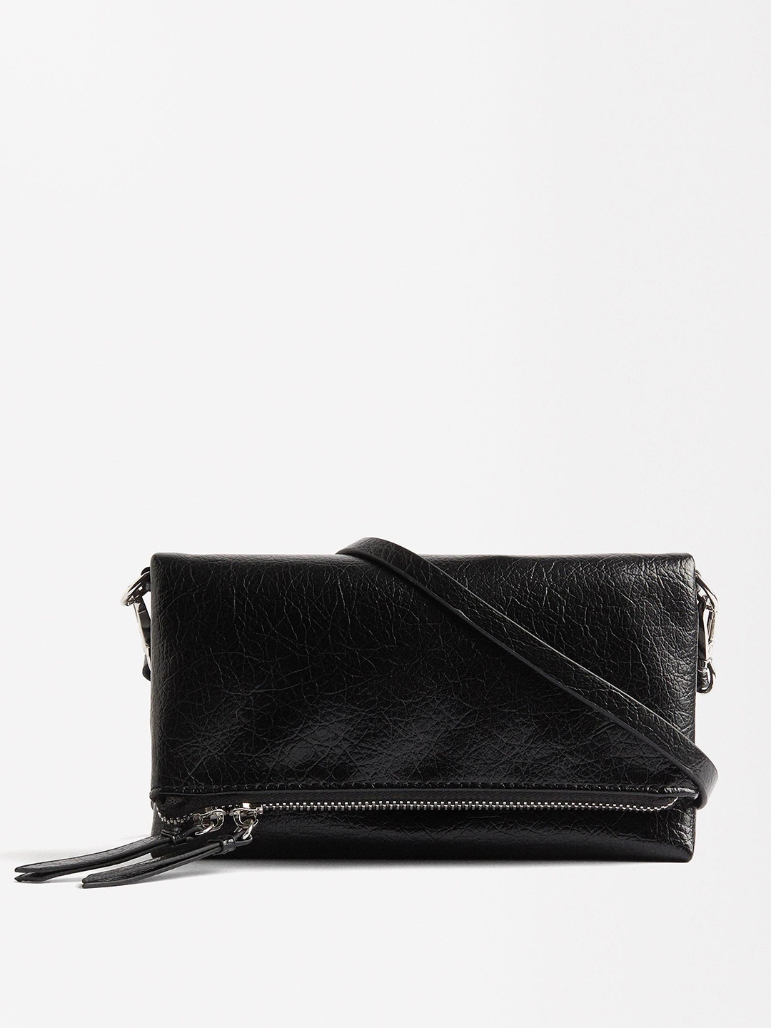 

PARFOIS Structured Sling Bag, Black