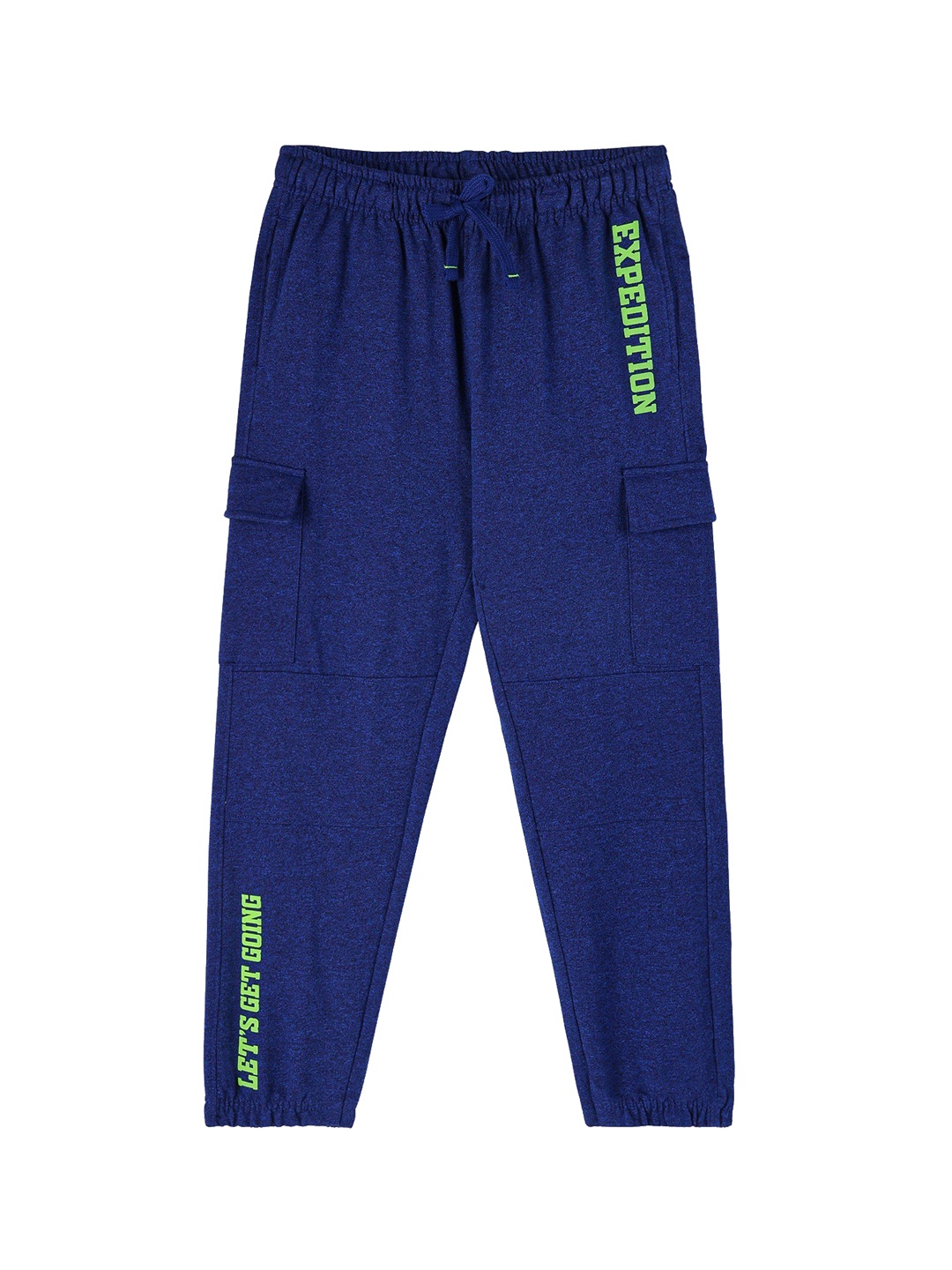 

ARIAS By LARA DUTTA Boys Printed Mid-Rise Joggers, Navy blue