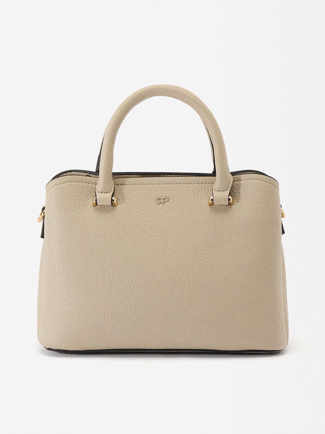 

PARFOIS Structured Handheld Bag, Off white