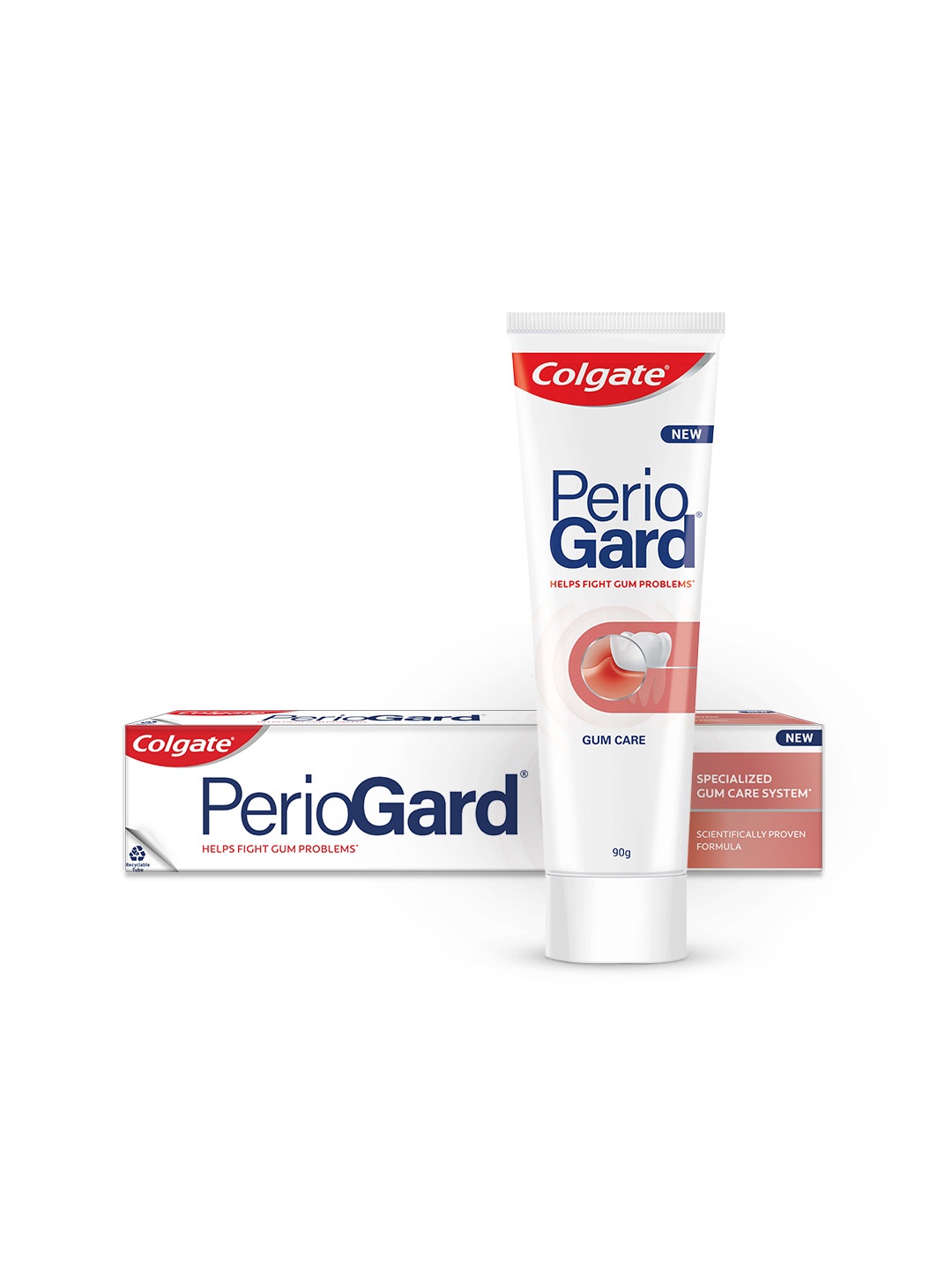 

Colgate PerioGard Gum Care Toothpaste To Fight Gum Problems - 90g, White