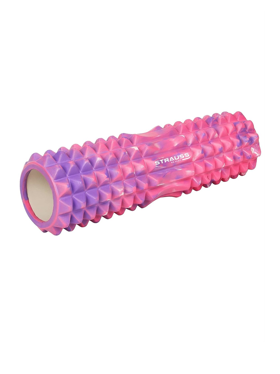 

STRAUSS Grid Foam Roller Workout Accessories, Pink