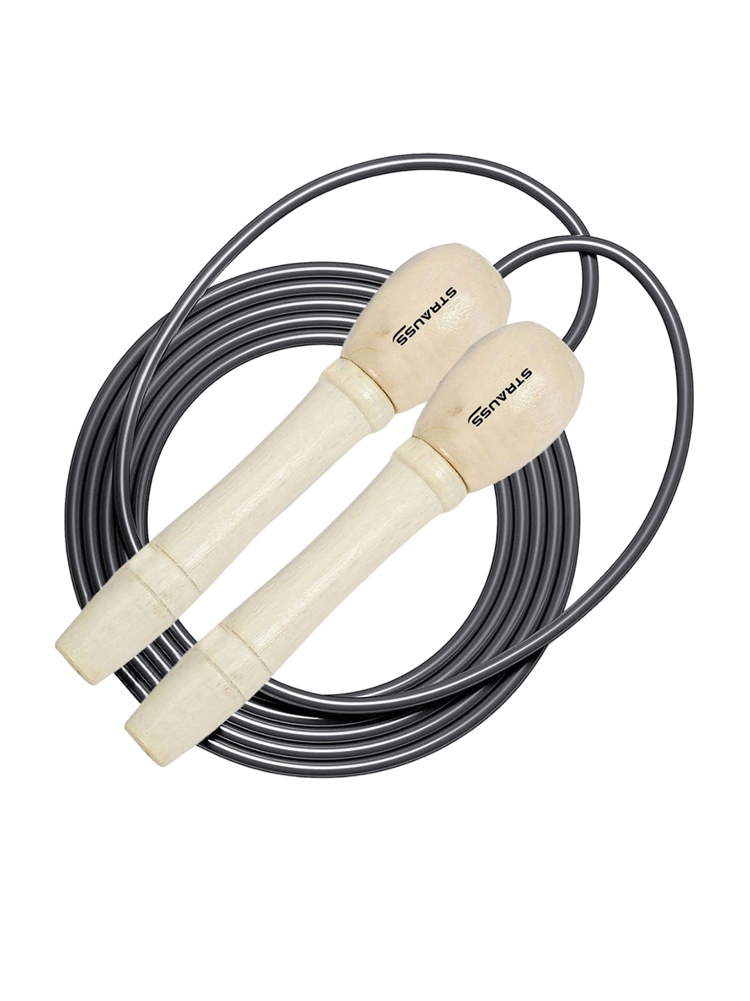 

STRAUSS Wooden Skipping Rope, Grey