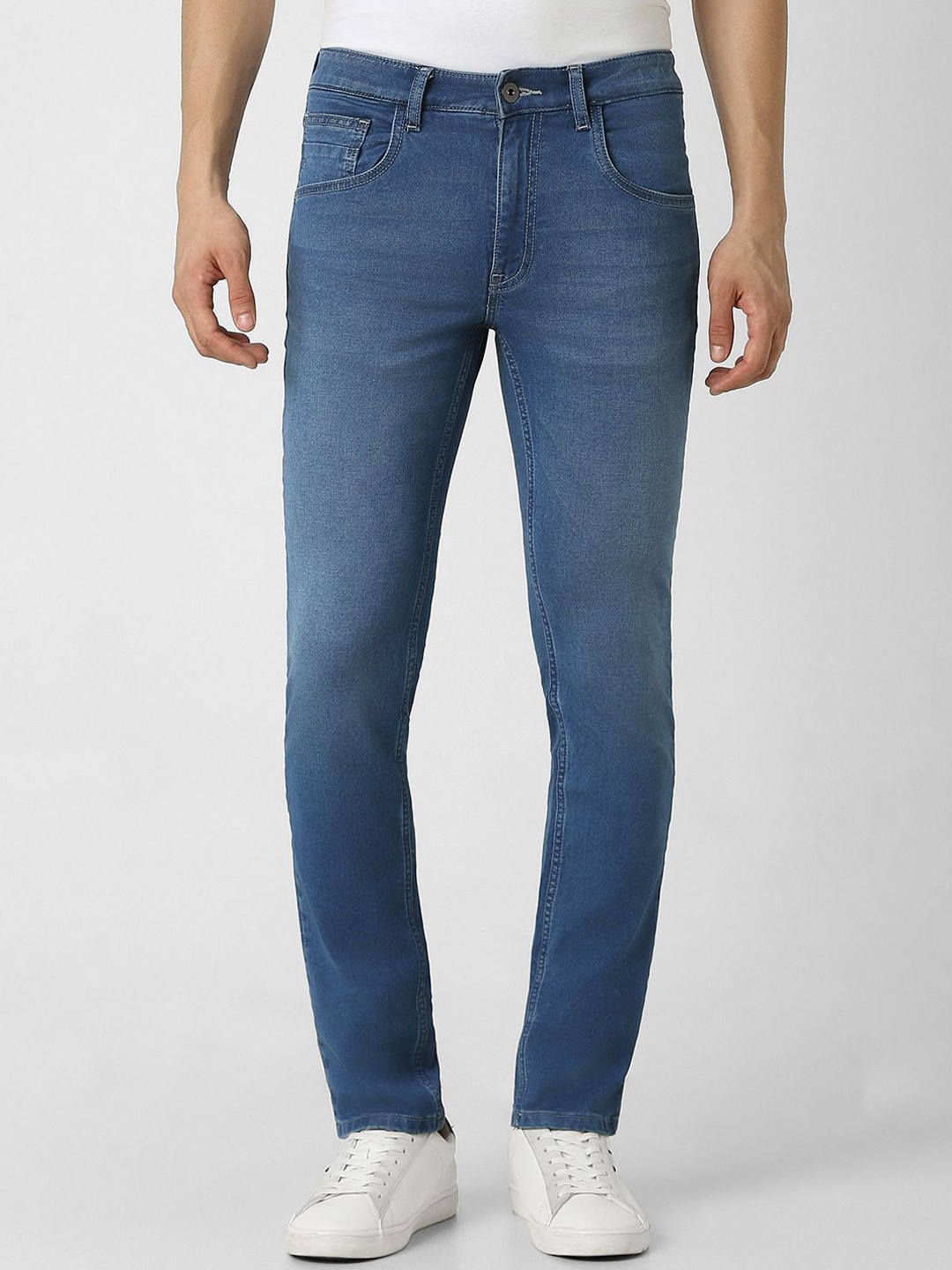 

VAN HEUSEN DENIM LABS Men Slim Fit Light Fade Jeans, Blue