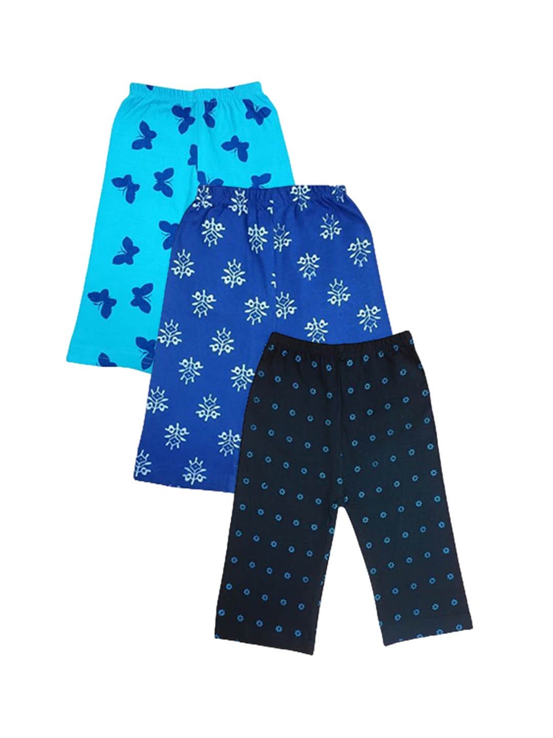 

BAESD Infants Pack Of 3 Printed Relaxed Fit Track Pant, Black