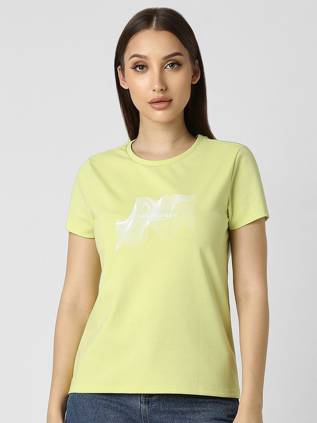 

Van Heusen Woman Print Top, Green