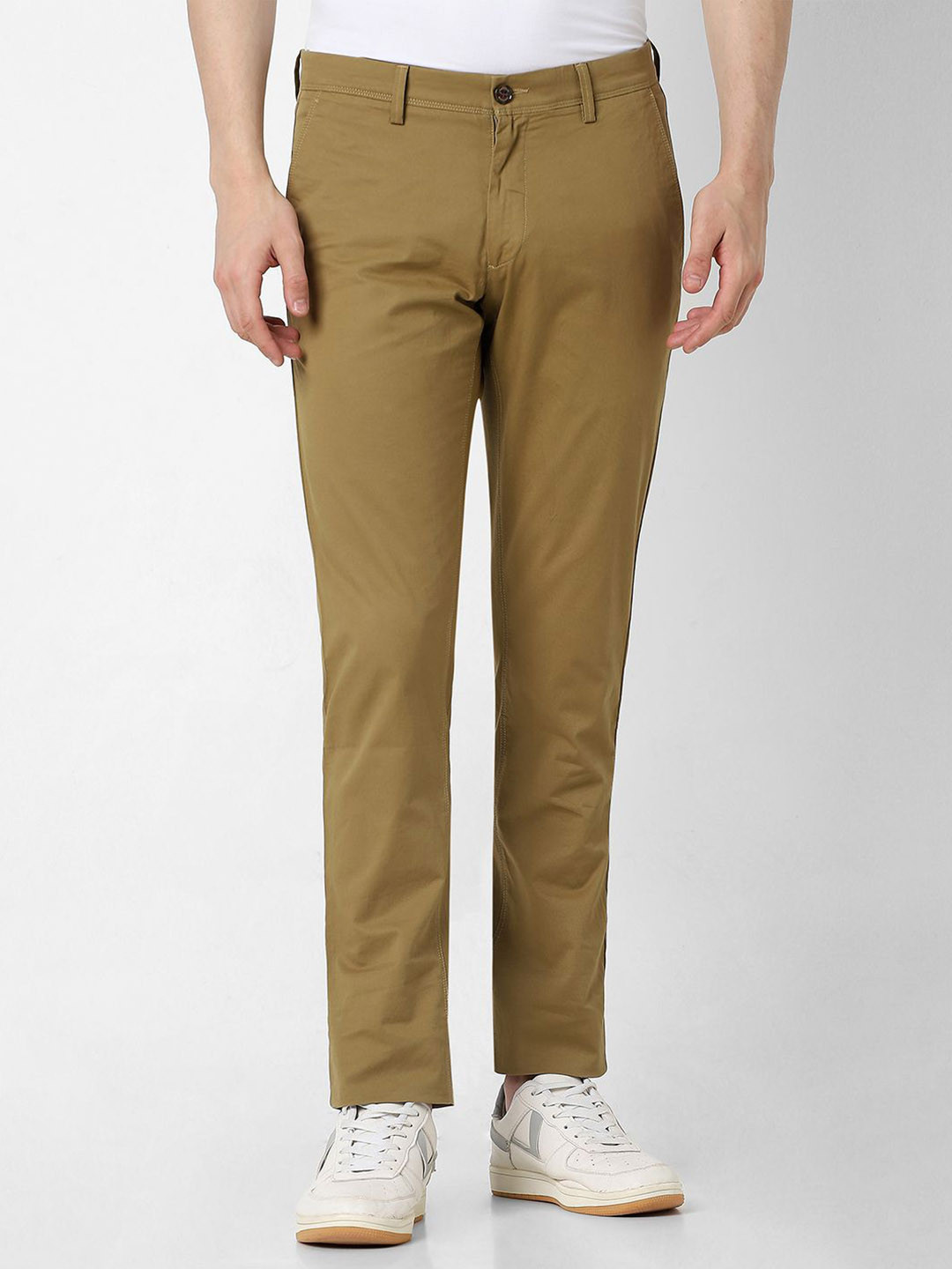 

Van Heusen Sport Men Slim Fit Trousers, Khaki