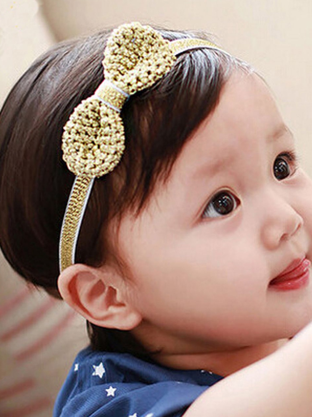 

BAESD Girls Embellished Hairband, Gold