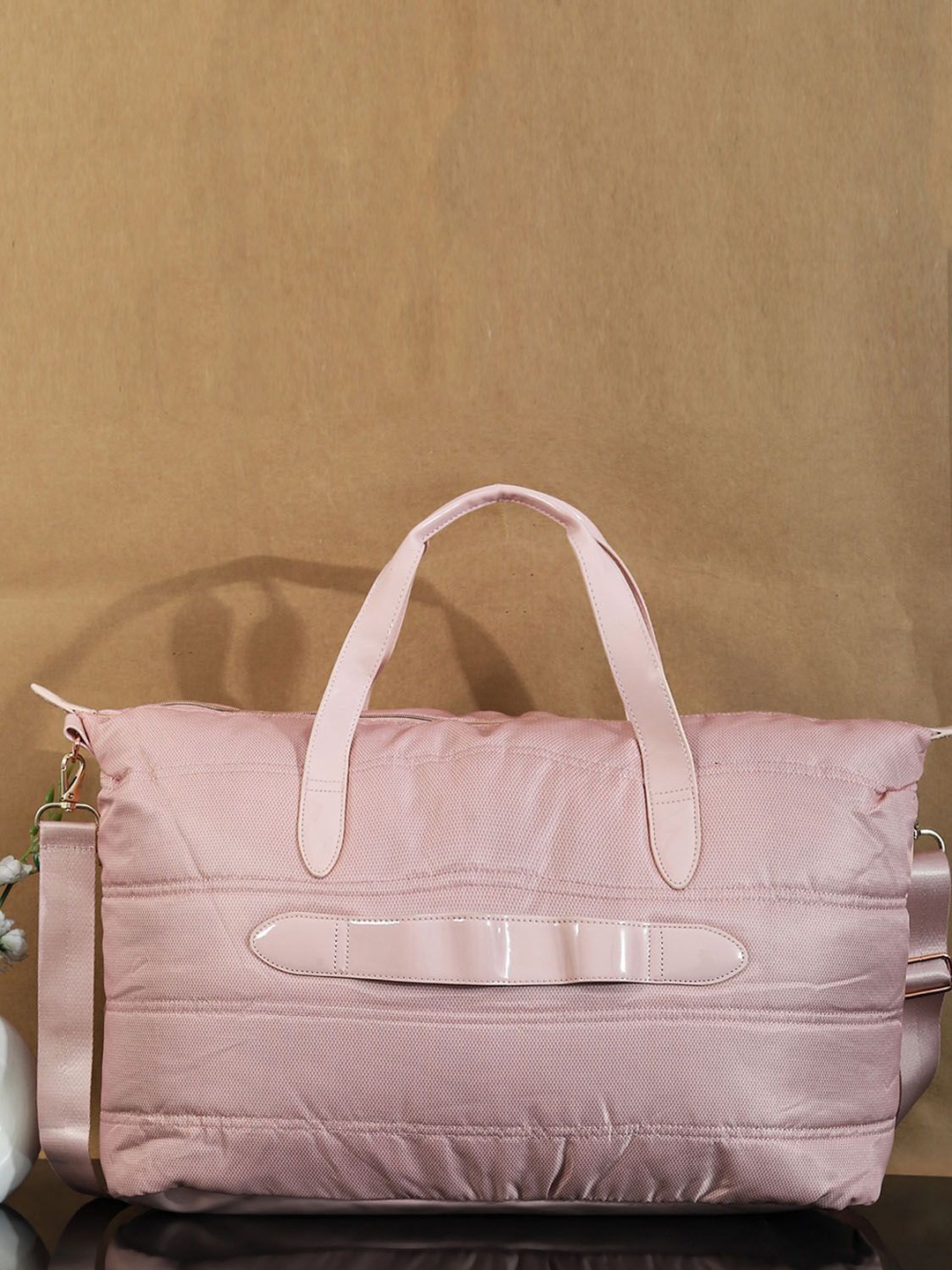 

Bagsy Malone Textured Structured Tote Bag, Pink