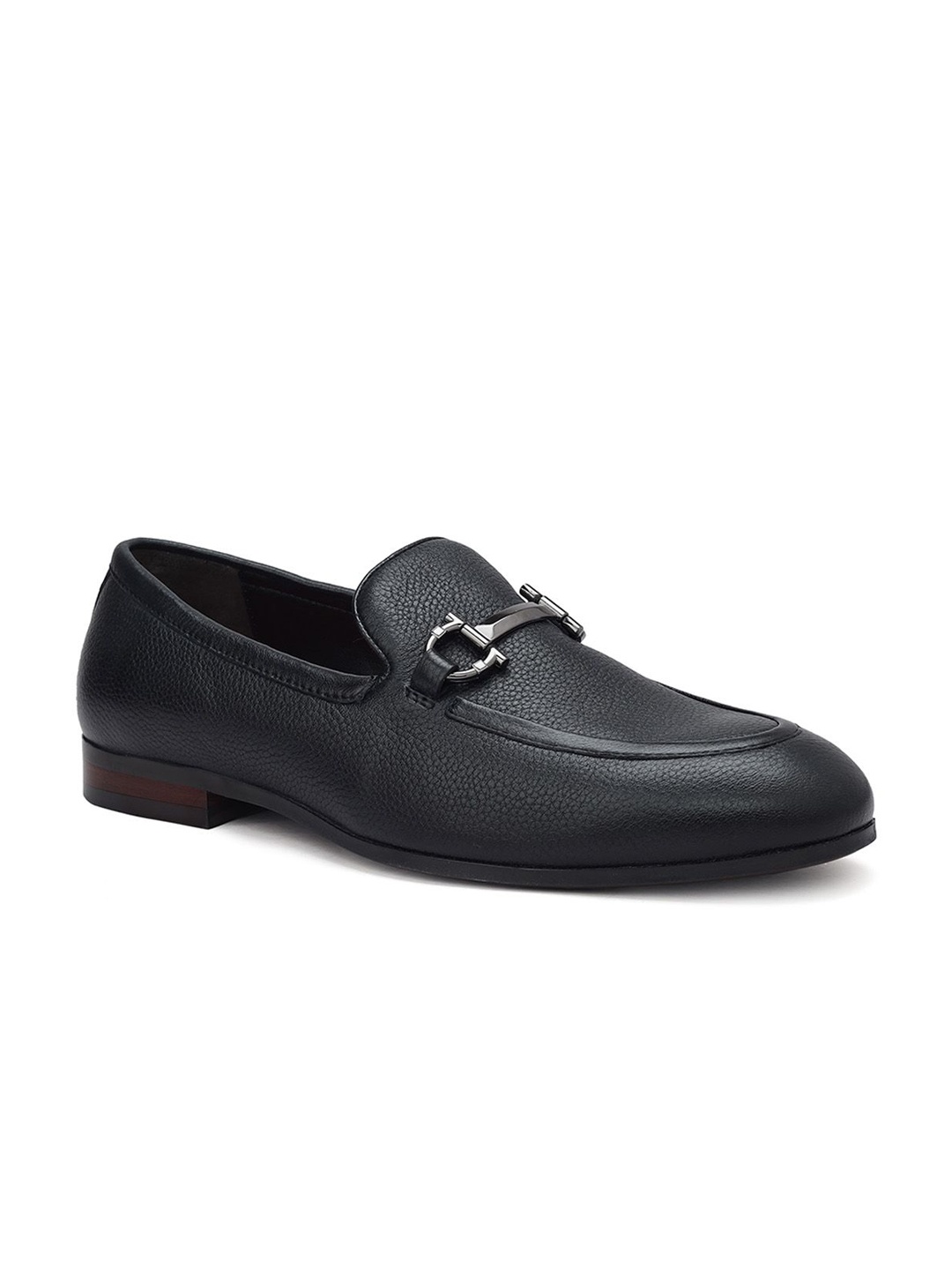 

ROSSO BRUNELLO Men Leather Formal Loafer Shoes, Navy blue