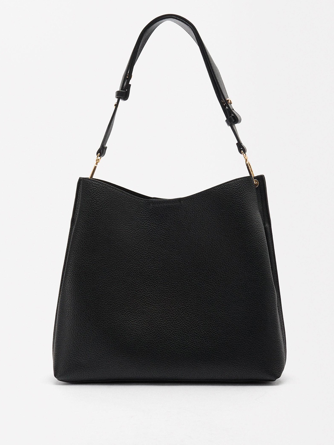 

PARFOIS Textured Structured Sling Bag, Black